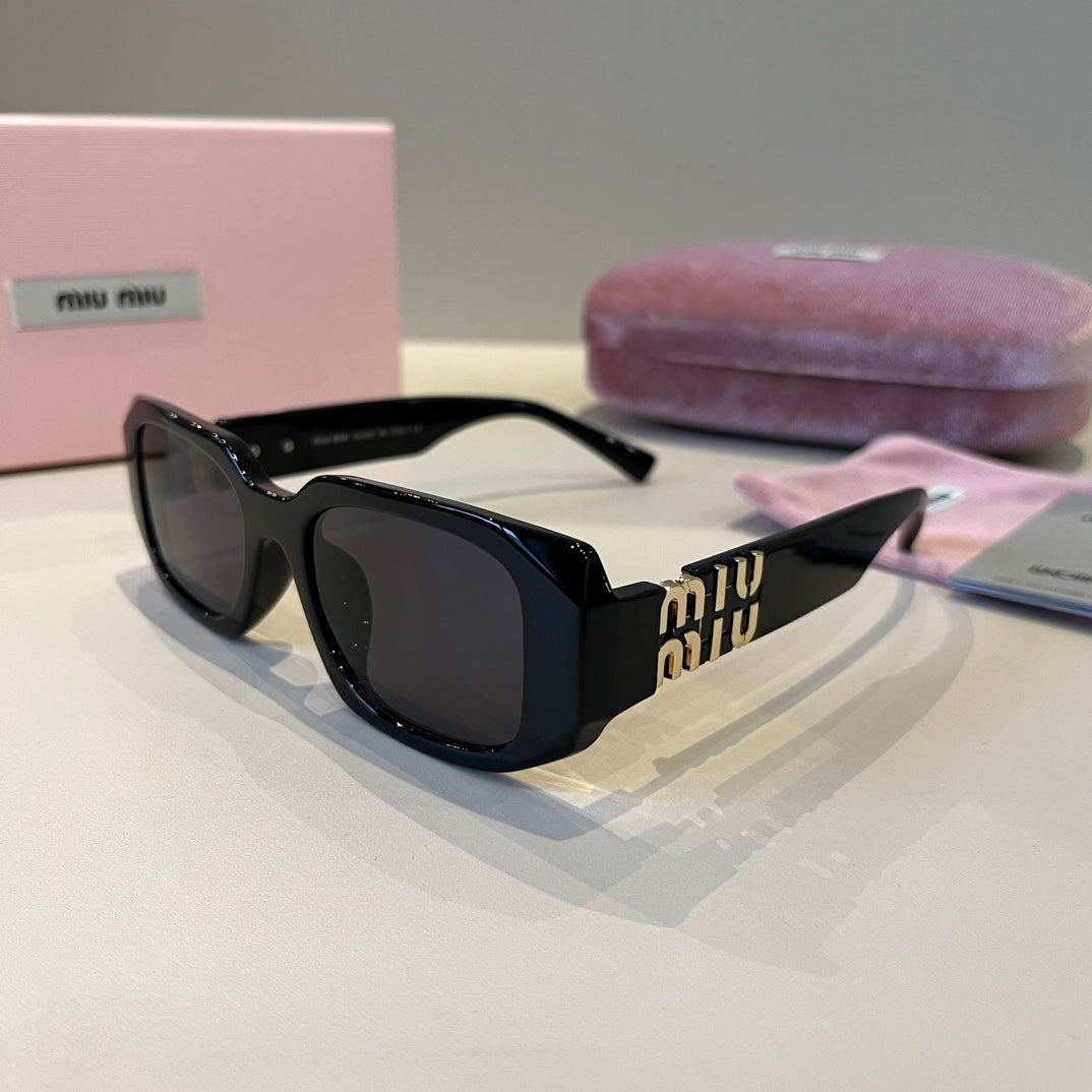 Miu Miu Cat-Eye Black Lens Sunglasses for Men & Women - 399181 - detail image 3