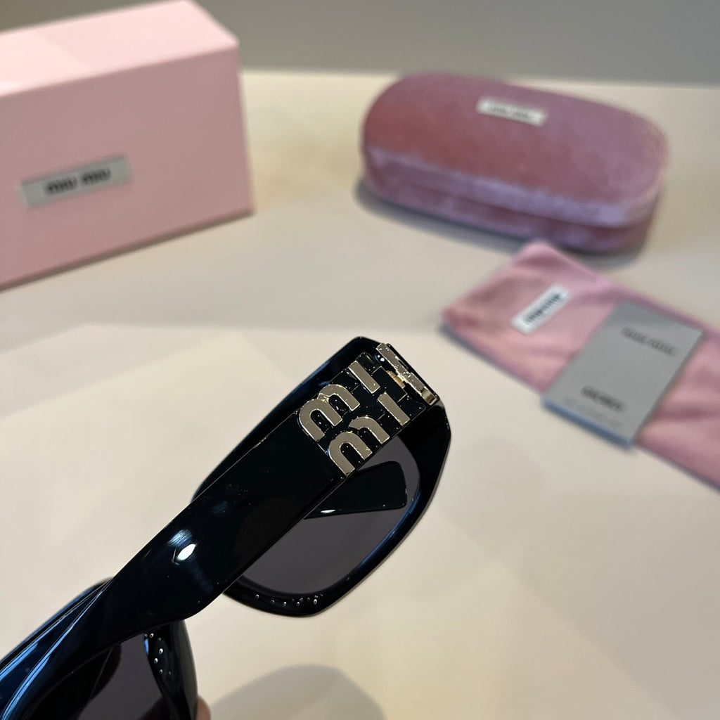 Miu Miu Cat-Eye Black Lens Sunglasses for Men & Women - 399181 - detail image 8