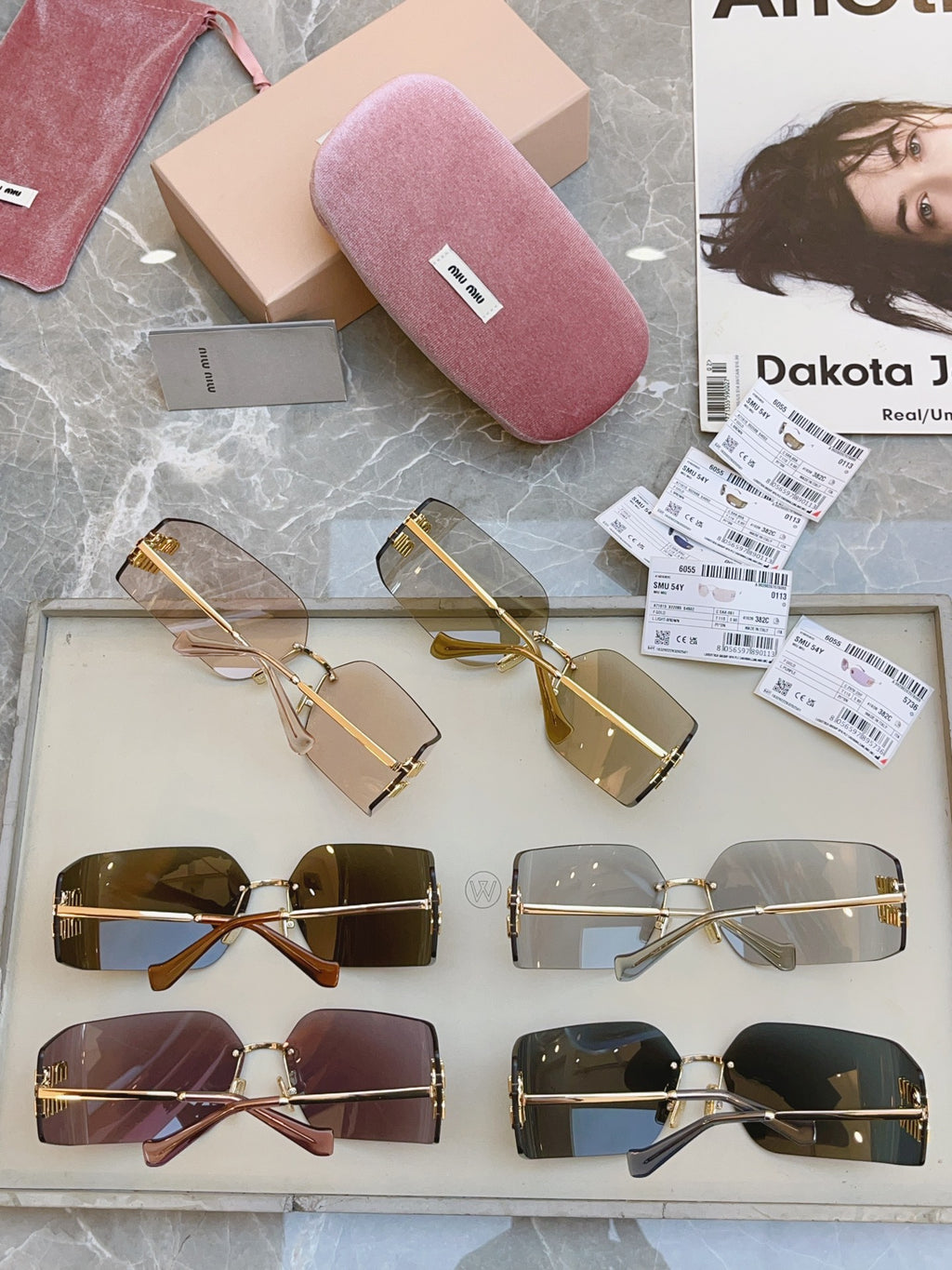 Miu Miu Fashion Silver Lens Sunglasses for Men & Women - 382997 - detail image 4