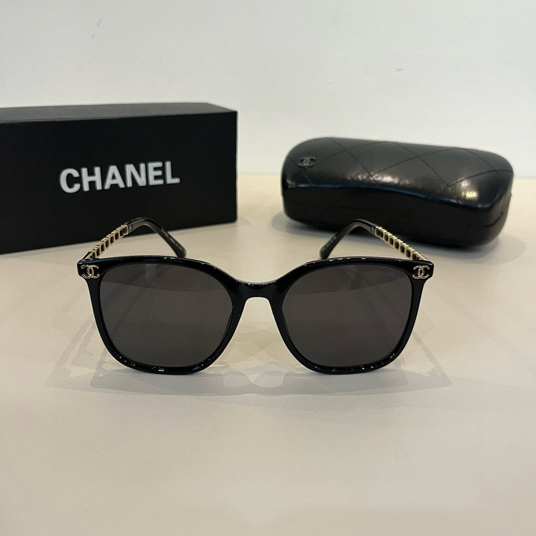 Chanel Oversized Silver Lens Sunglasses for Men & Women - 382184 - detail image 2