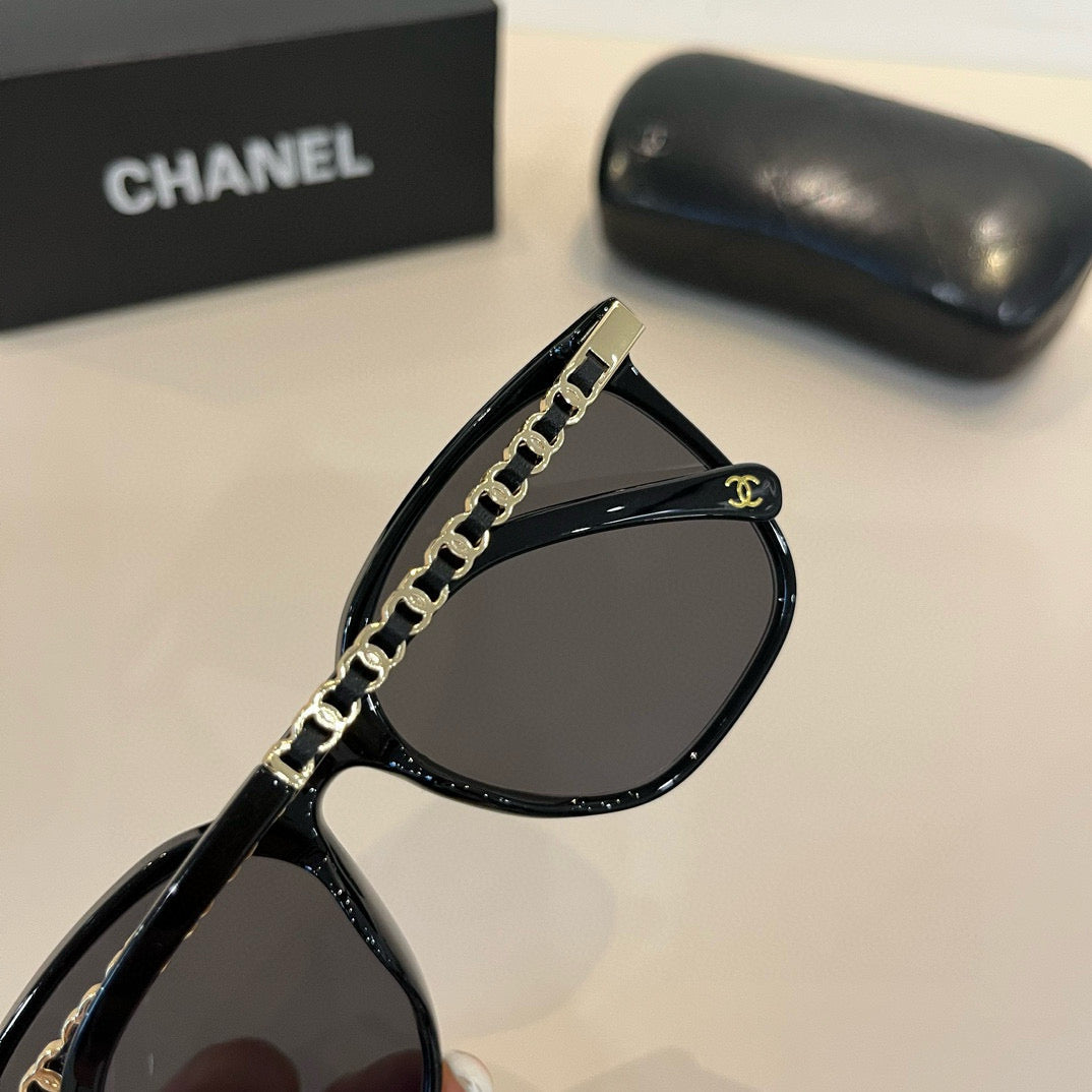 Chanel Oversized Silver Lens Sunglasses for Men & Women - 382184 - detail image 8