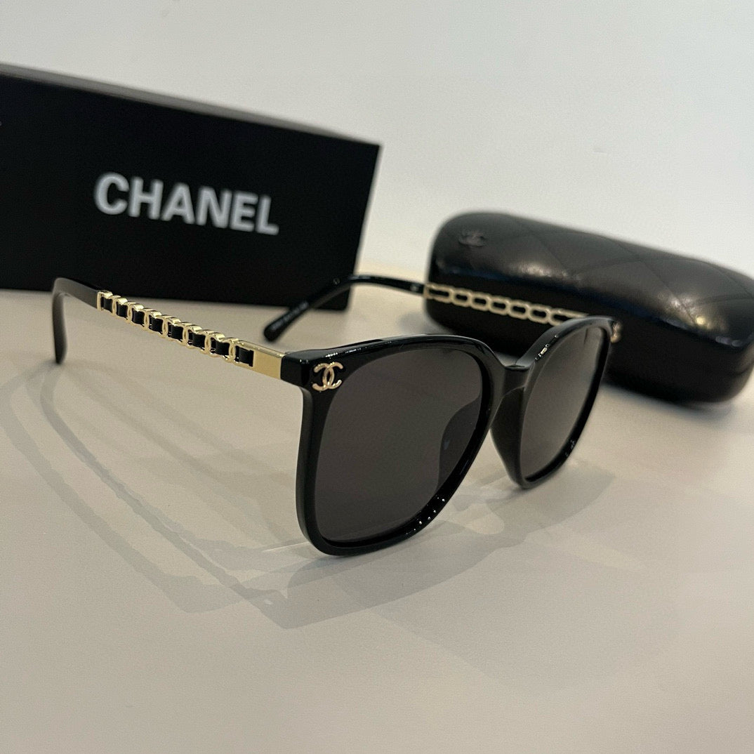 Chanel Oversized Silver Lens Sunglasses for Men & Women - 382184