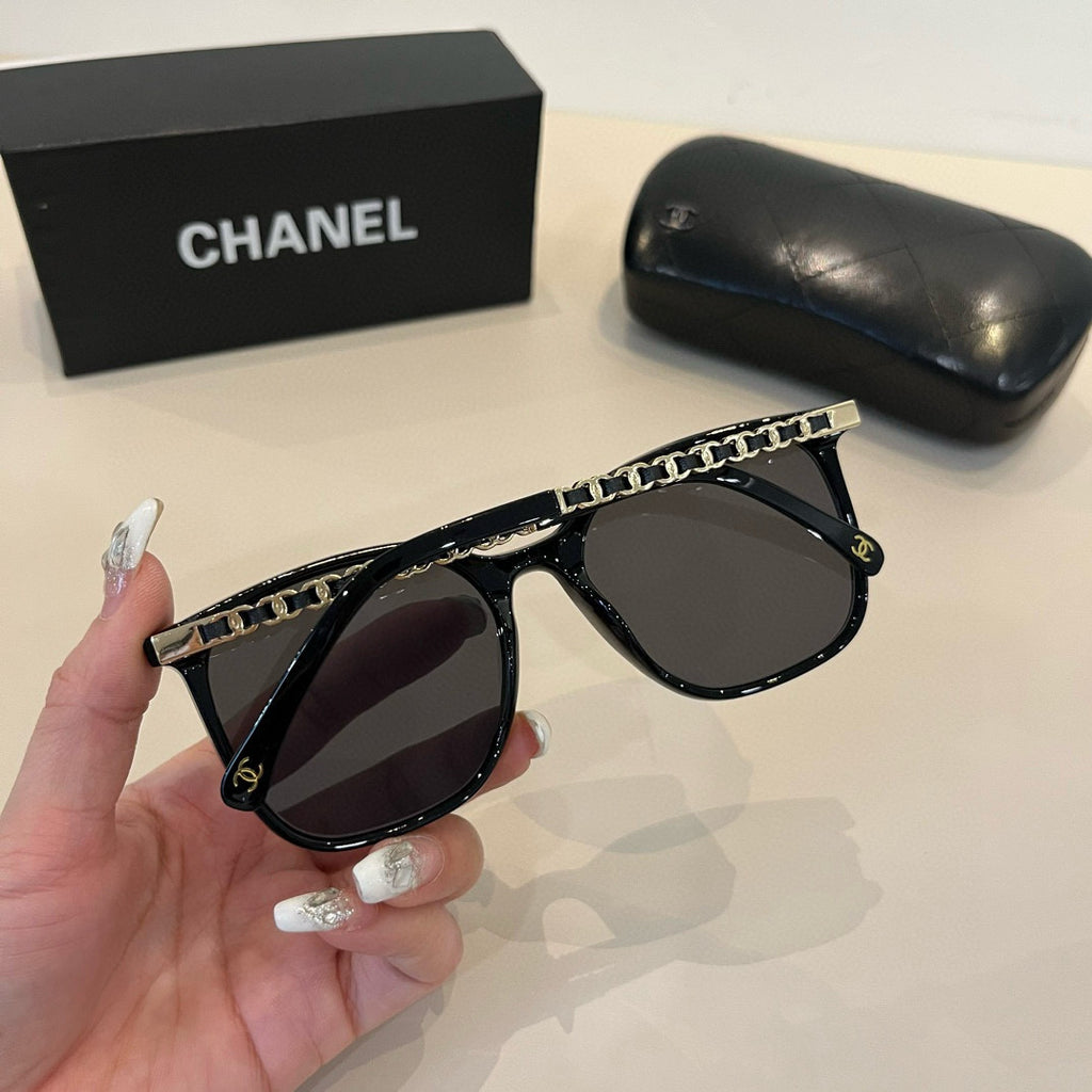 Chanel Oversized Silver Lens Sunglasses for Men & Women - 382184 - detail image 6