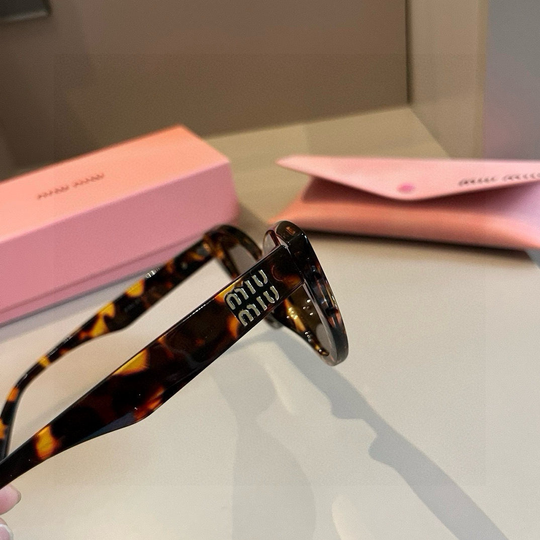 Miu Miu Cat-Eye Brown Lens Sunglasses for Men & Women - 416281 - detail image 2