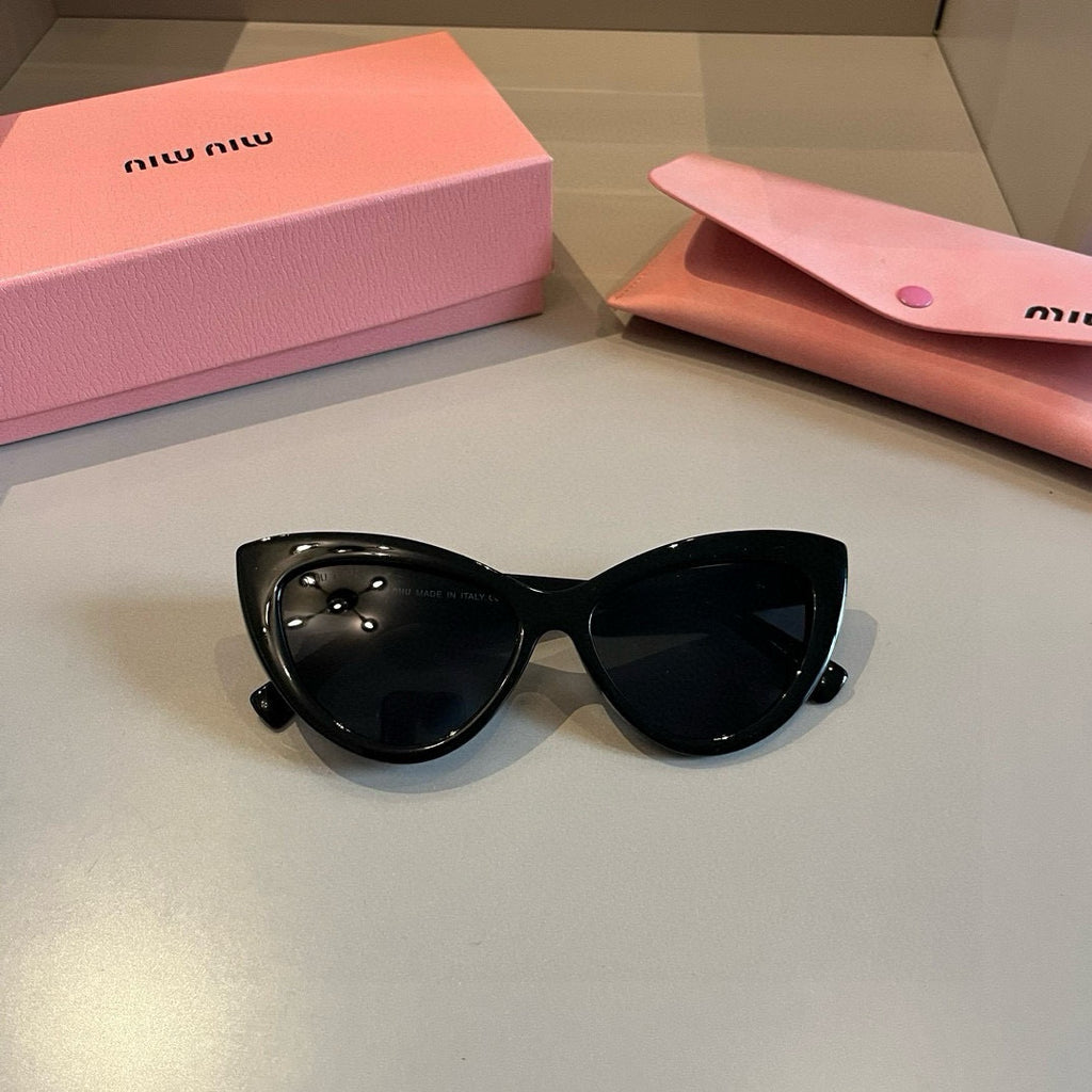 Miu Miu Cat-Eye Gold Lens Sunglasses for Men & Women - 416282 - detail image 6
