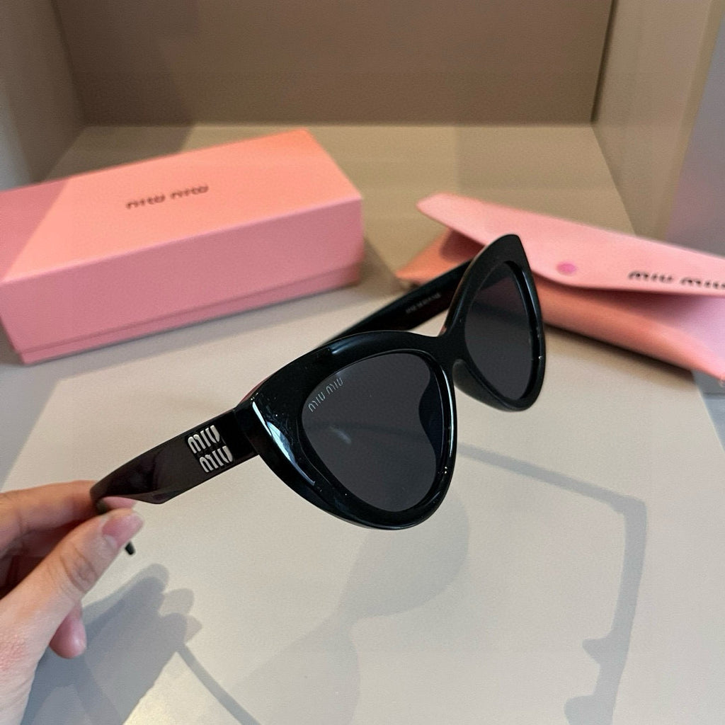 Miu Miu Cat-Eye Gold Lens Sunglasses for Men & Women - 416263 - detail image 5