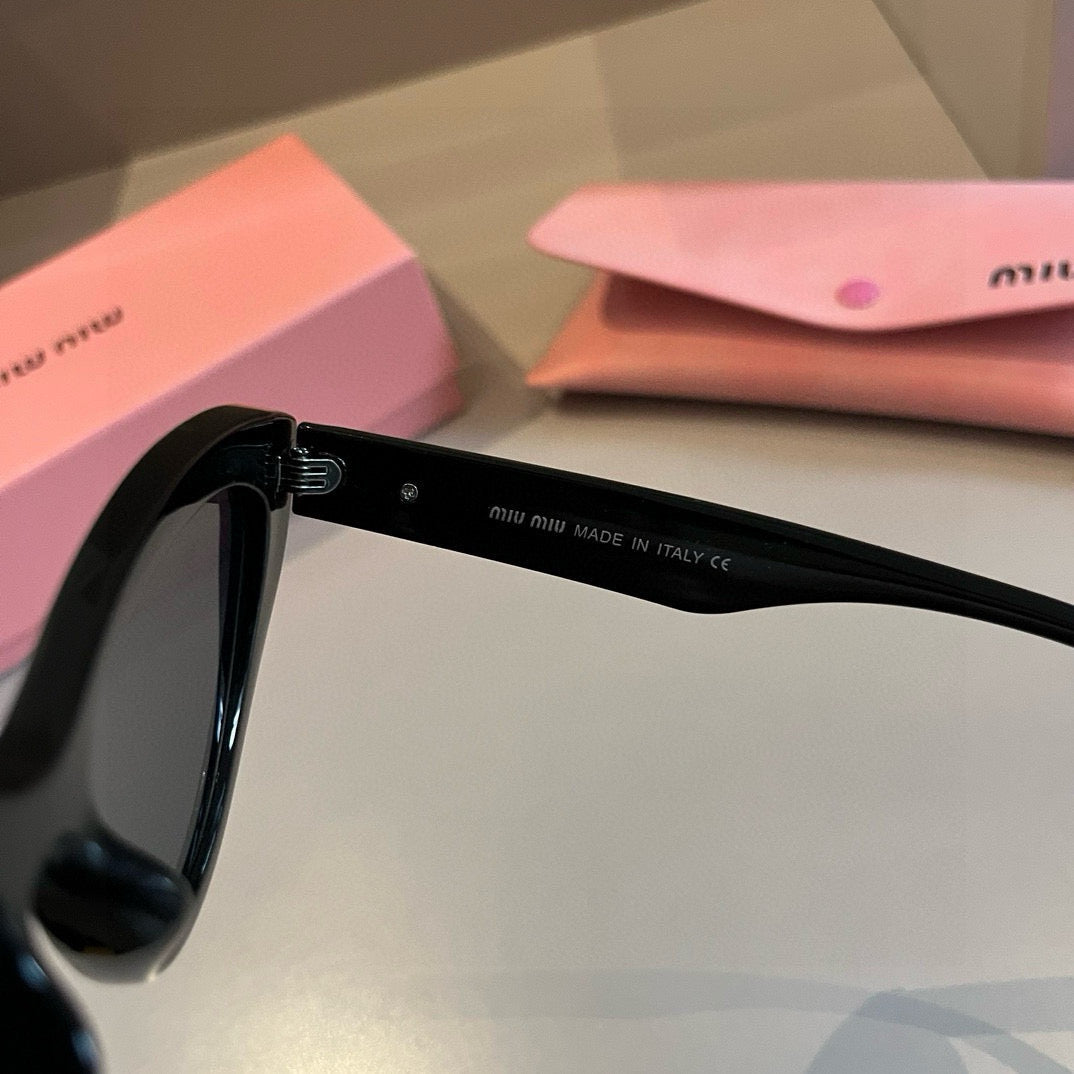 Miu Miu Cat-Eye Gold Lens Sunglasses for Men & Women - 416263 - detail image 7