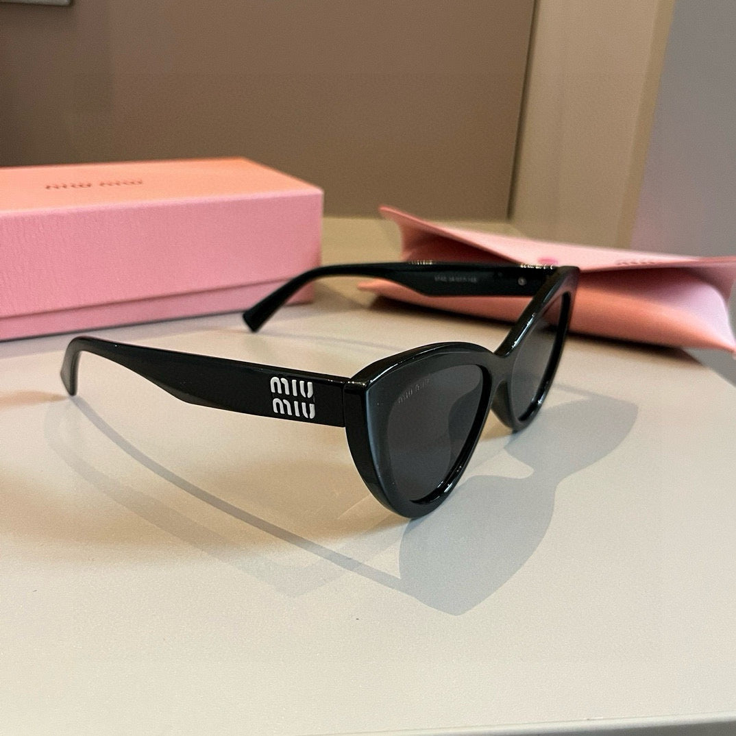 Miu Miu Cat-Eye Gold Lens Sunglasses for Men & Women - 416282