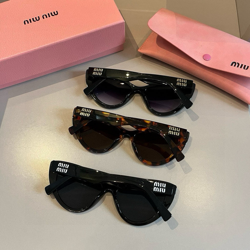 Miu Miu Cat-Eye Gold Lens Sunglasses for Men & Women - 416263 - detail image 9