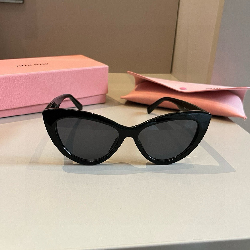Miu Miu Cat-Eye Gold Lens Sunglasses for Men & Women - 416263 - detail image 3