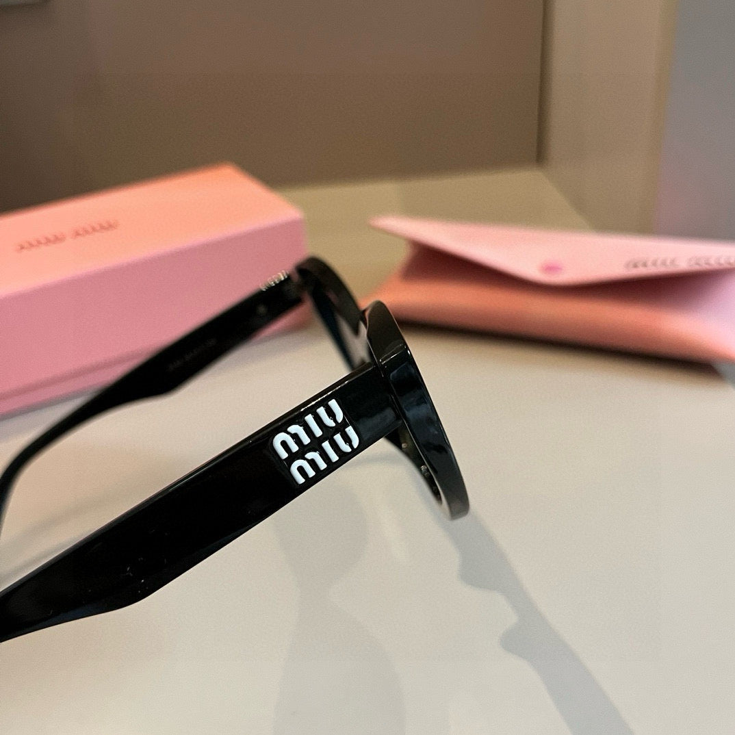 Miu Miu Cat-Eye Gold Lens Sunglasses for Men & Women - 416282 - detail image 2