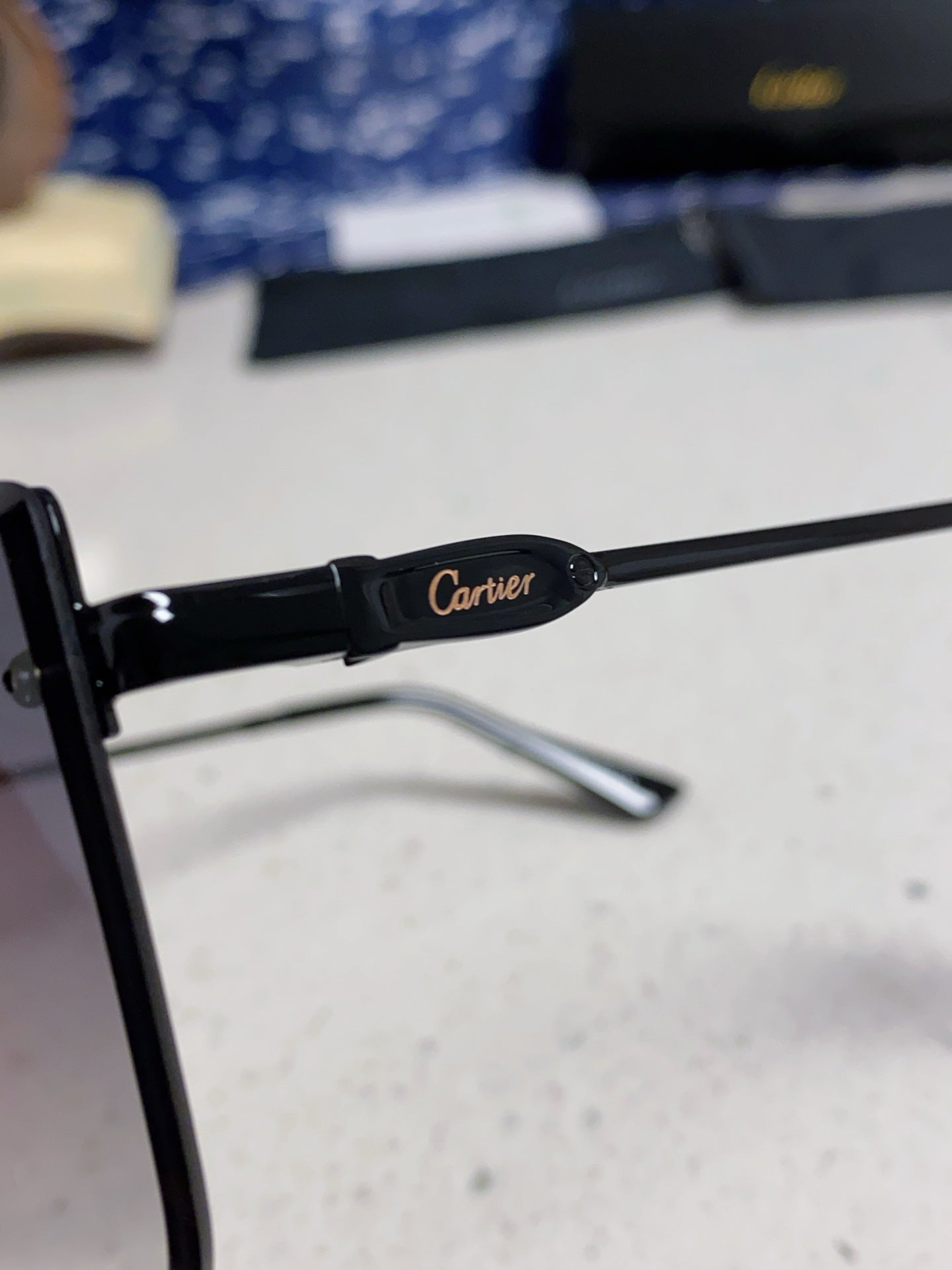 Cartier Fashion Silver Lens Sunglasses for Men - 358576 - detail image 7