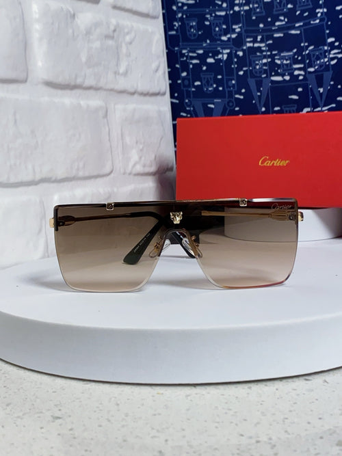 Cartier Fashion Brown Lens Sunglasses for Men - 358577 - detail image 2