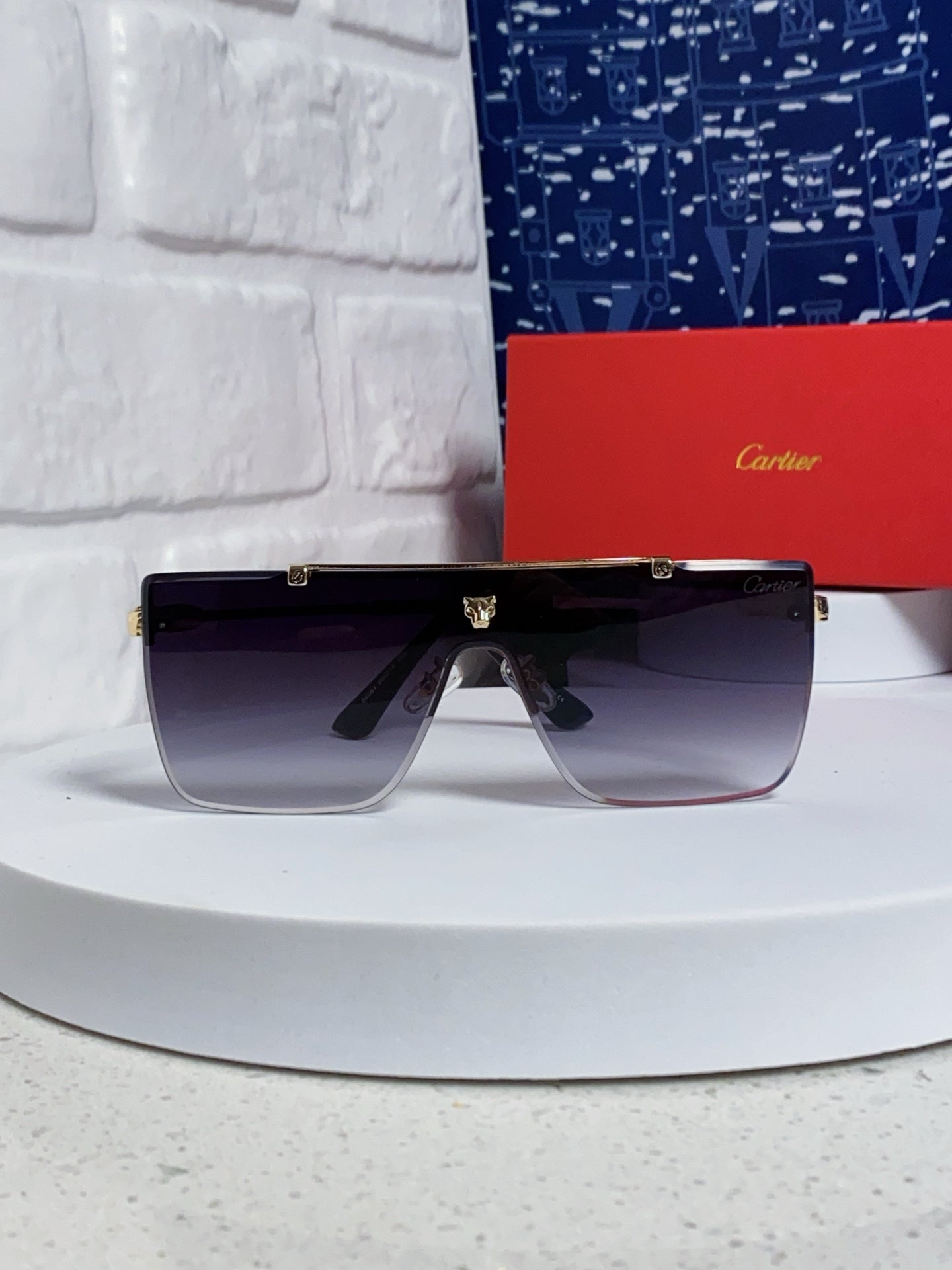 Cartier Fashion Purple Lens Sunglasses for Men - 432383 - detail image 2