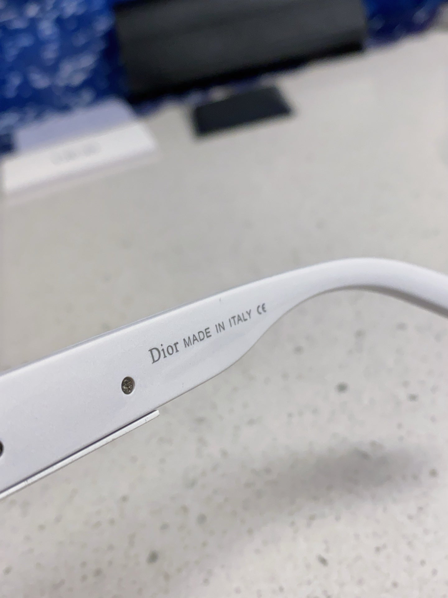 Dior Acetate Square Gray Lens Sunglasses for Men & Women - 358193 - detail image 7