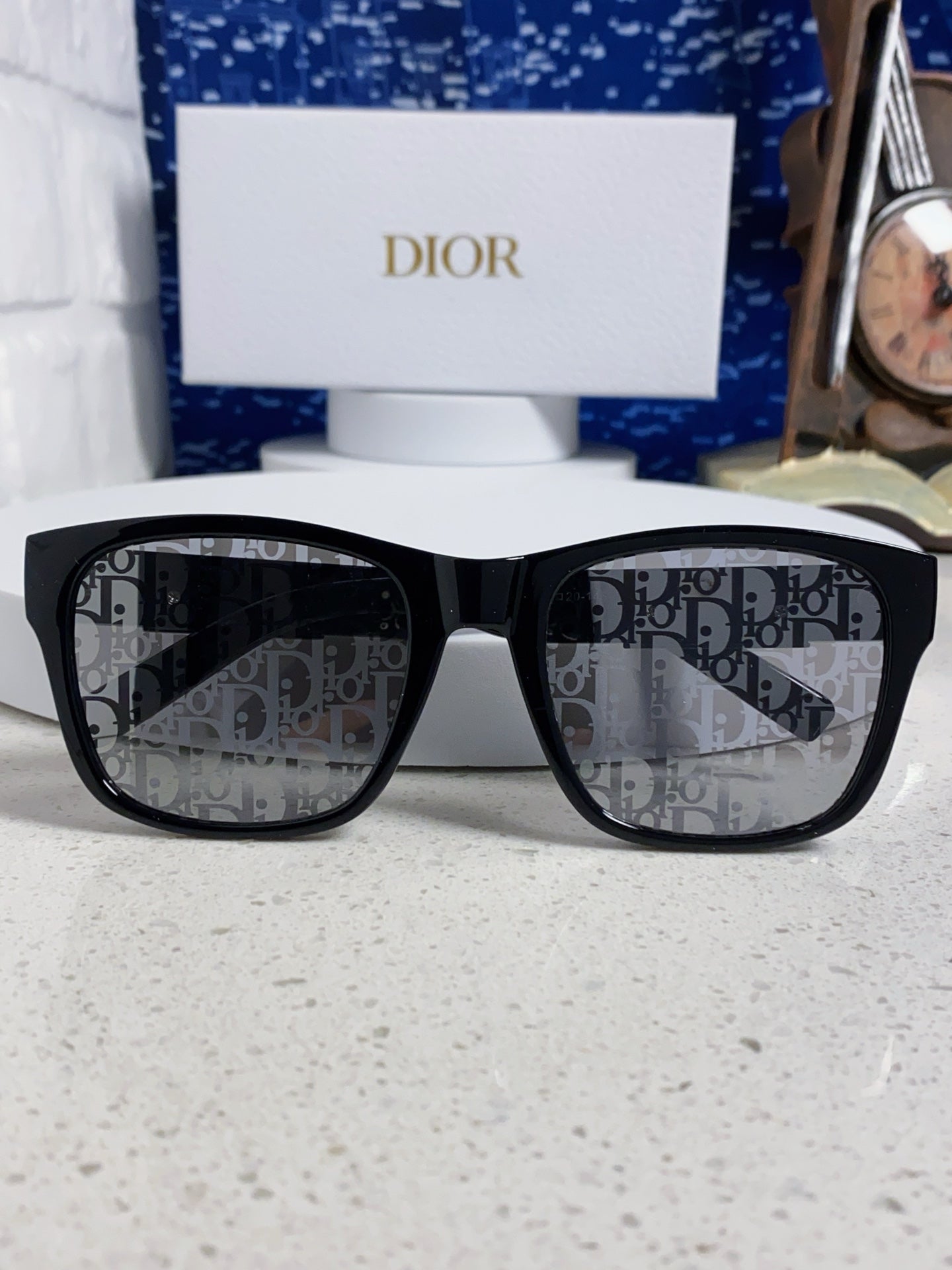 Dior Acetate Square Black Lens Sunglasses for Men & Women - 486734 - detail image 10