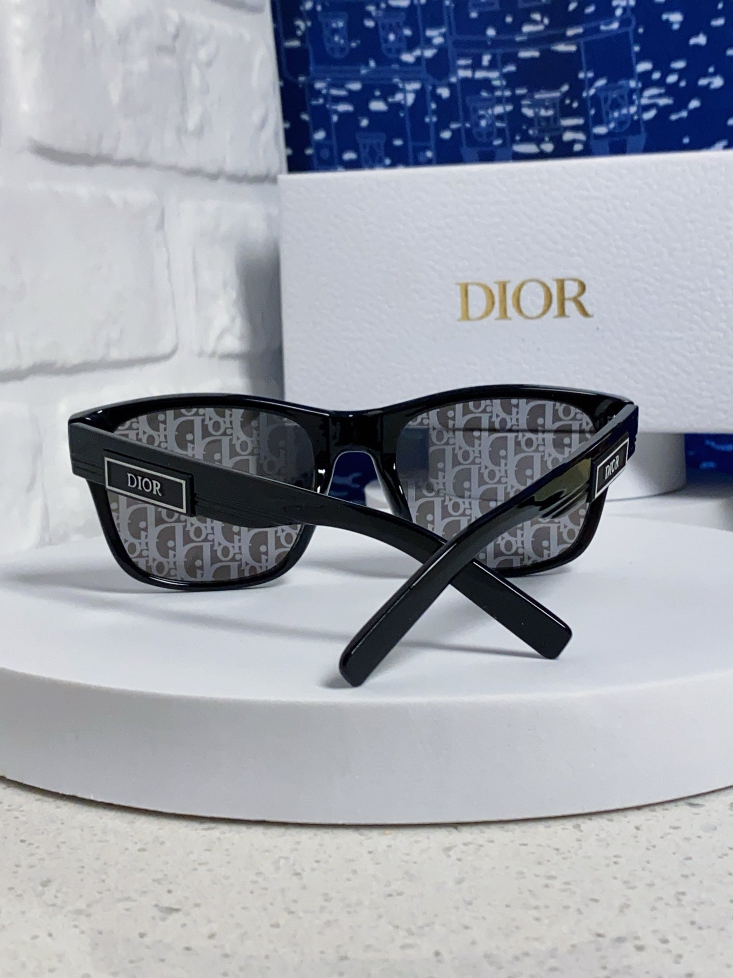 Dior Acetate Square Black Lens Sunglasses for Men & Women - 486734 - detail image 4