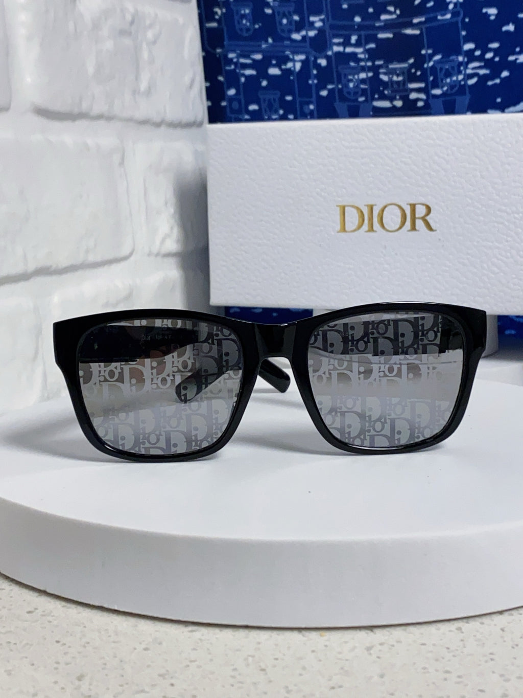 Dior Acetate Square Black Lens Sunglasses for Men & Women - 486734 - detail image 3