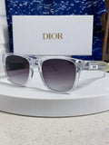 Dior Acetate Square Gray Lens Sunglasses for Men & Women - 358196