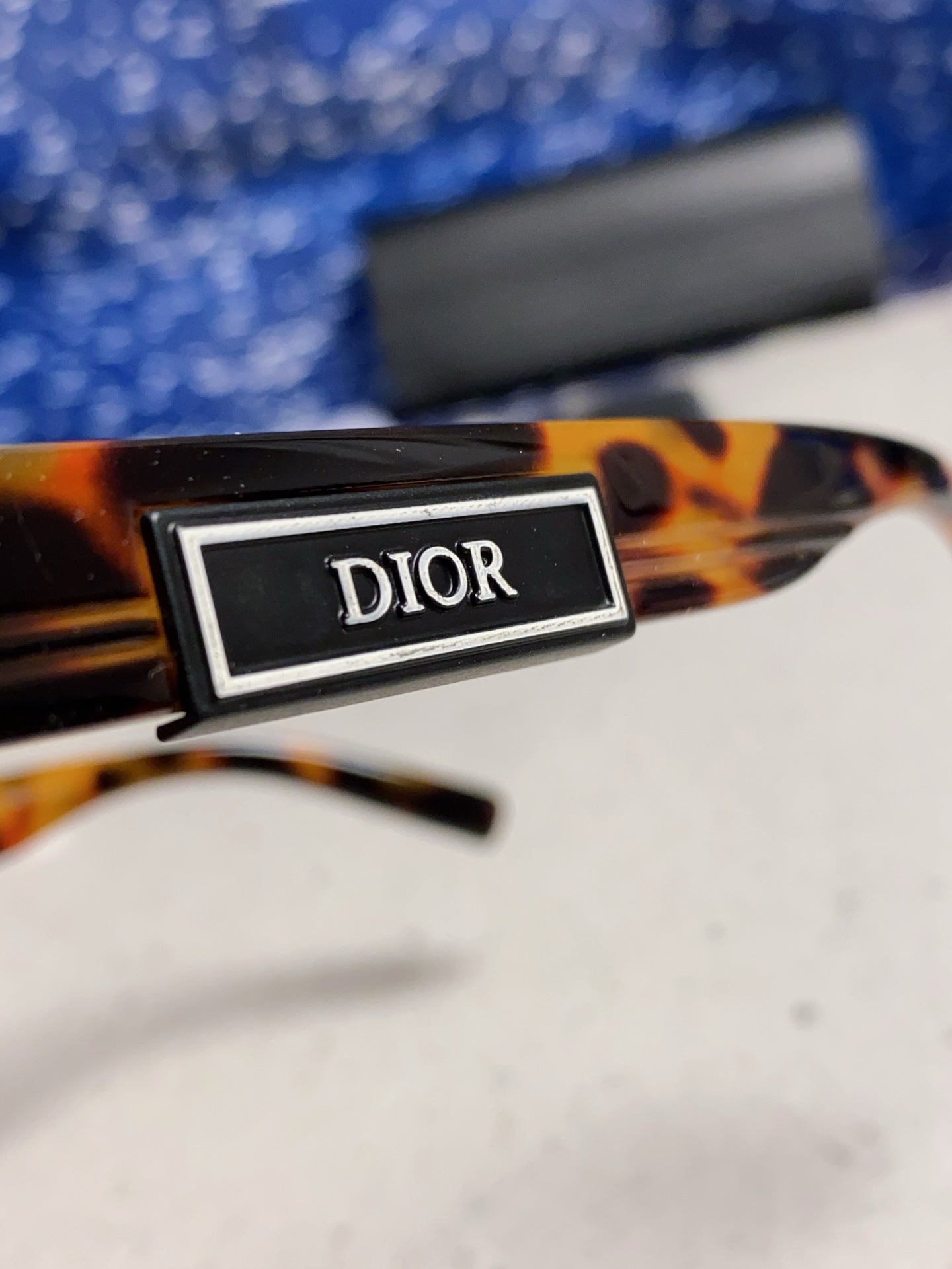 Dior Acetate Square Brown Lens Sunglasses for Men & Women - detail image 7
