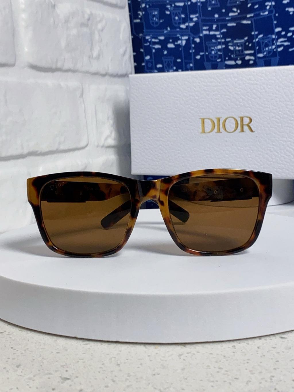 Dior Acetate Square Brown Lens Sunglasses for Men & Women - detail image 2