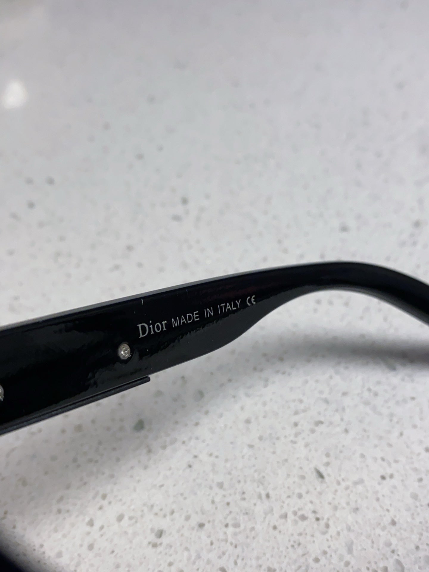 Dior Acetate Square Black Lens Sunglasses for Men & Women - detail image 8