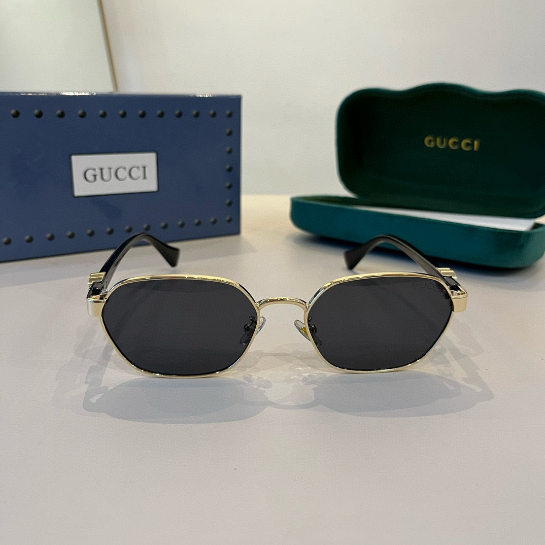 Gucci Oversized Silver Lens Sunglasses for Women - 382068 - detail image 2