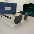 Gucci Oversized Silver Lens Sunglasses for Women - 382068