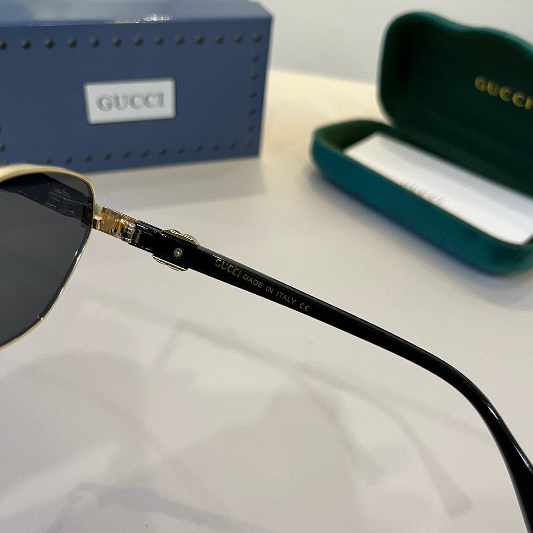 Gucci Oversized Silver Lens Sunglasses for Women - 382068 - detail image 9