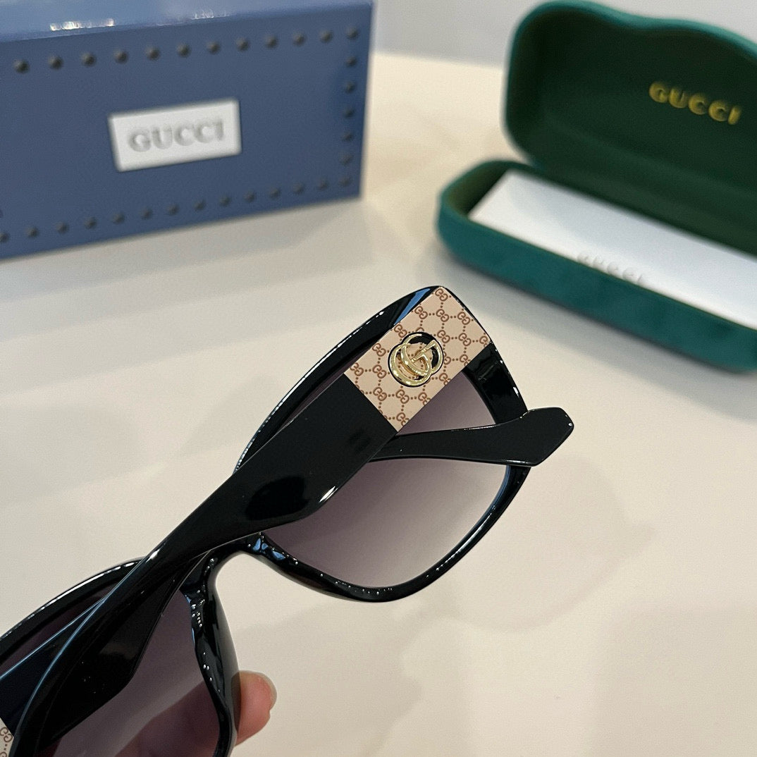 Gucci Fashion Black Lens Sunglasses for Men & Women - 382069 - detail image 7