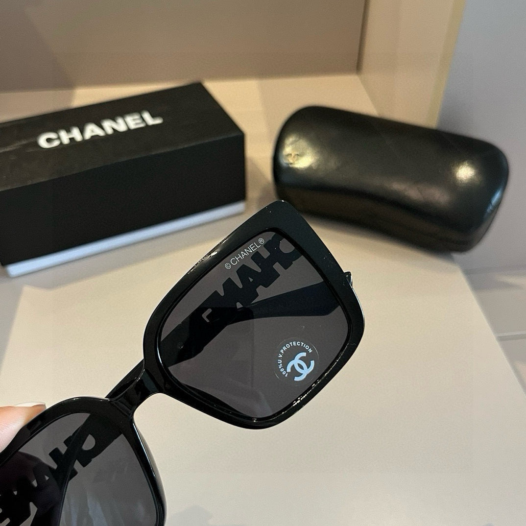 Chanel Square Gold Lens Sunglasses for Men & Women - 382190 - detail image 8
