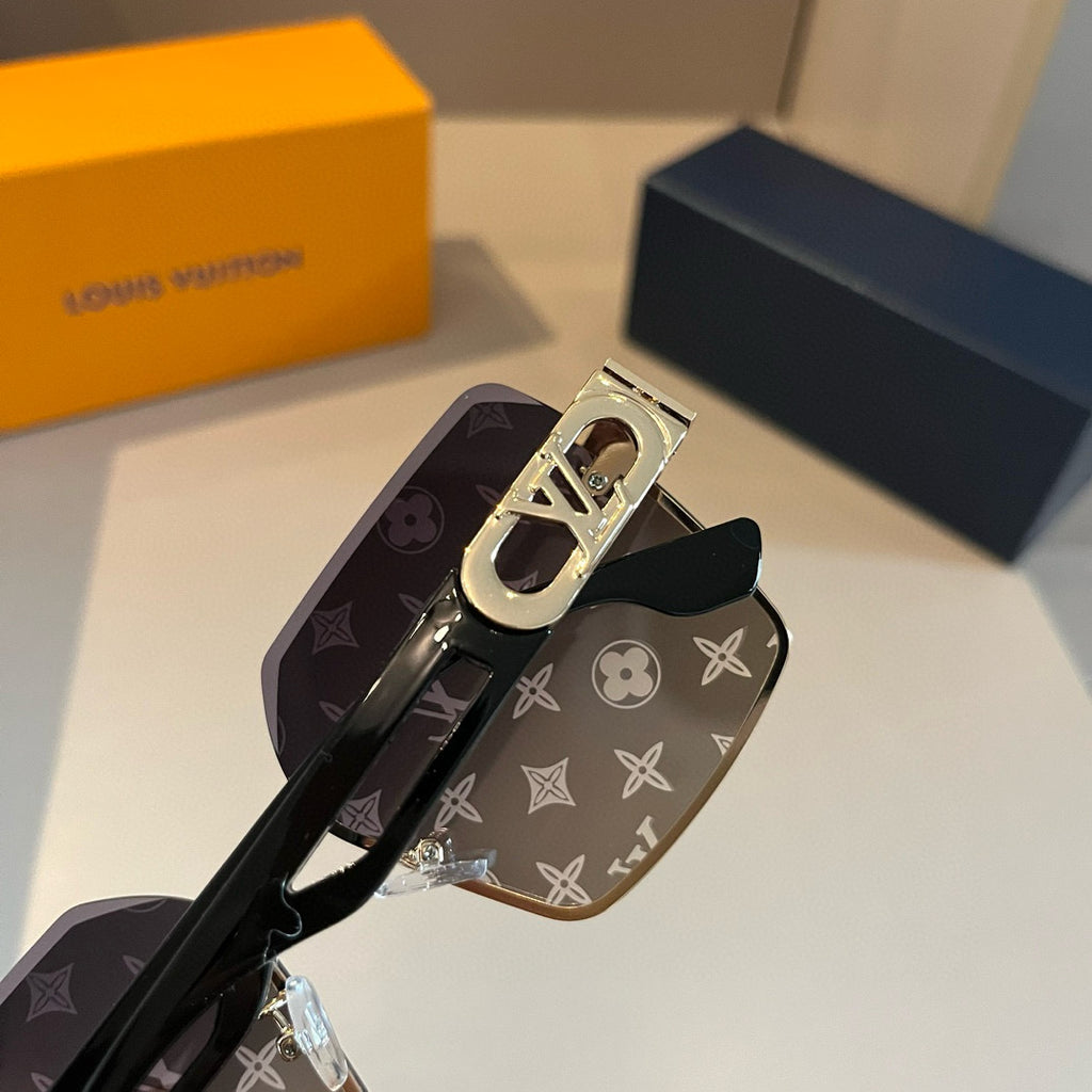 Louis Vuitton Fashion Gold Lens Sunglasses for Men & Women - 398103 - detail image 6