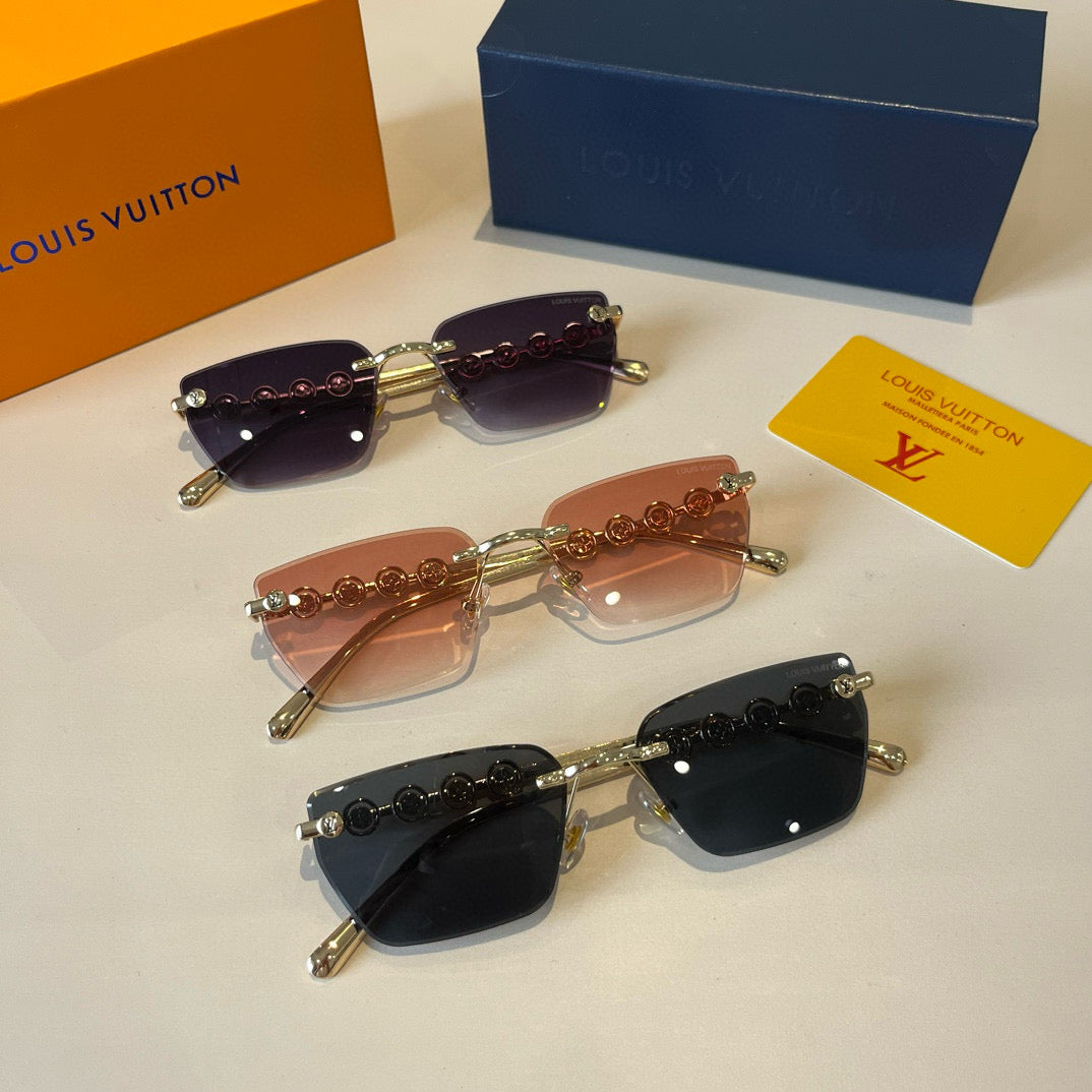 Louis Vuitton Fashion Silver Lens Sunglasses for Women - 381920 - detail image 9