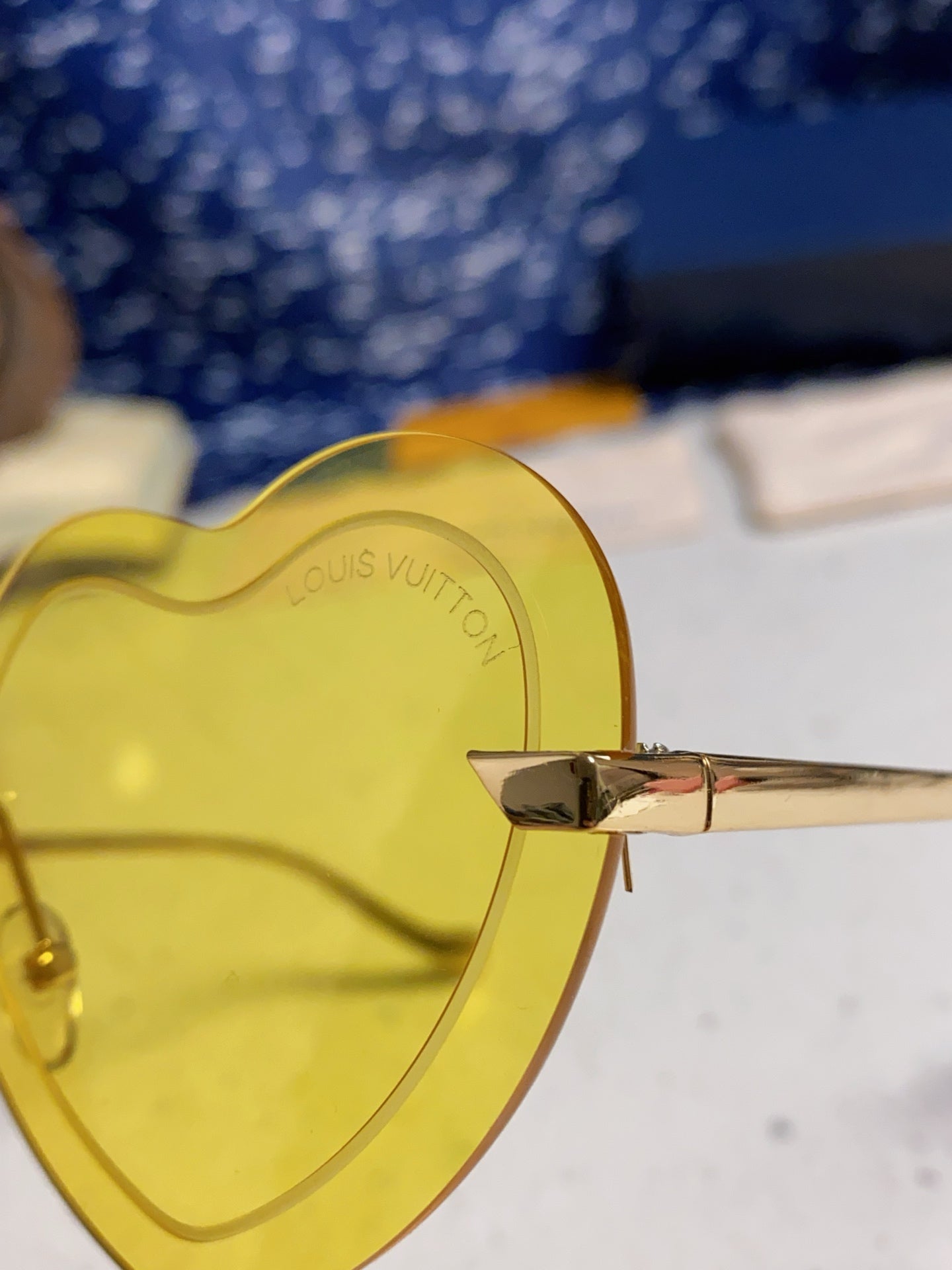 Louis Vuitton Lightweight Rimless Yellow Lens Sunglasses for Women - 933759 - detail image 7