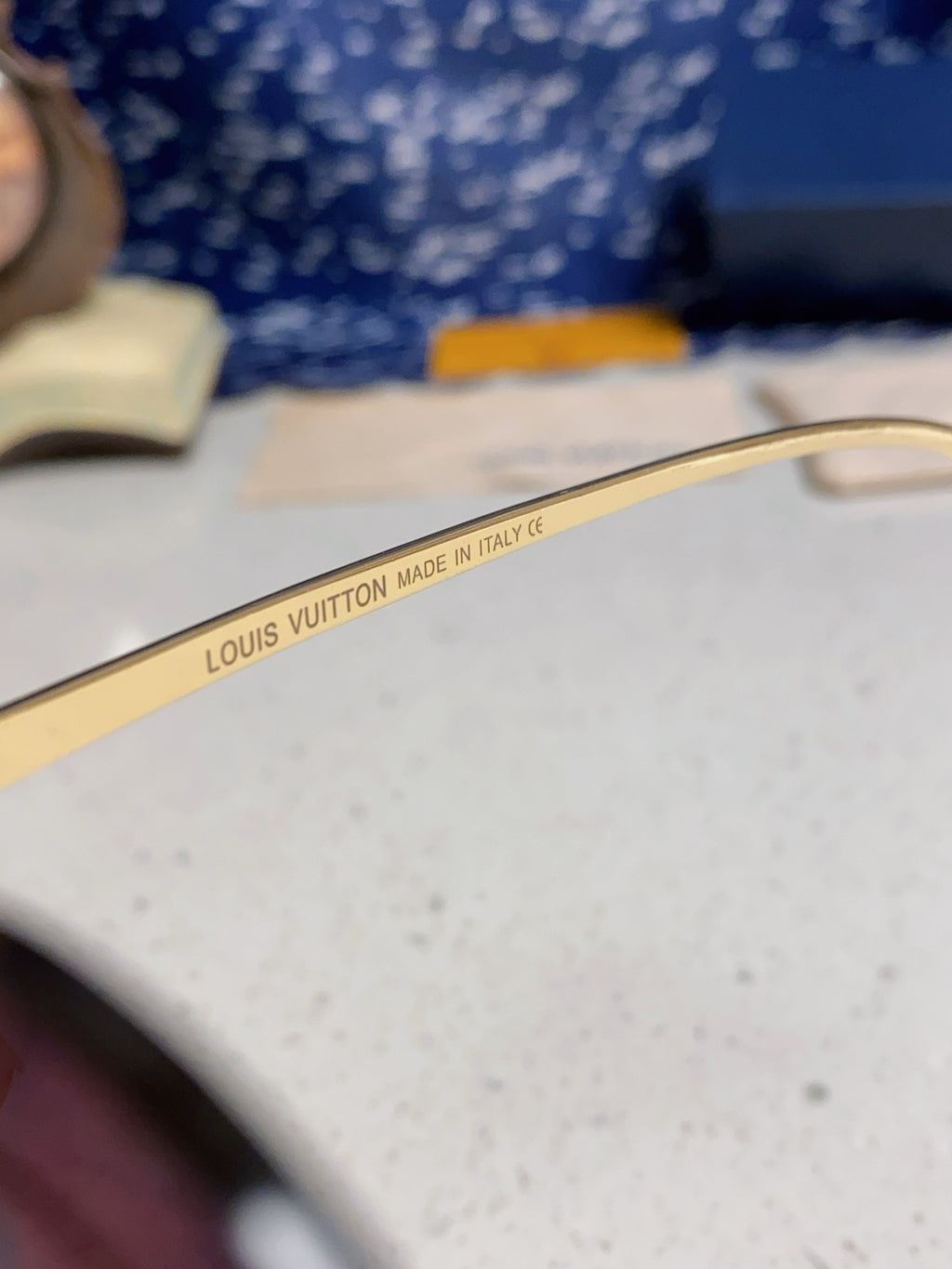 Louis Vuitton Lightweight Rimless Silver Lens Sunglasses for Women - 933760 - detail image 8