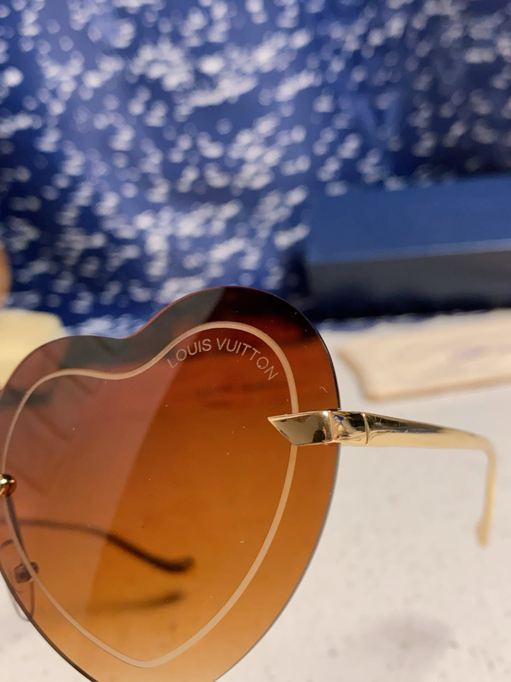 Louis Vuitton Lightweight Rimless Brown Lens Sunglasses for Women - 933761 - detail image 7