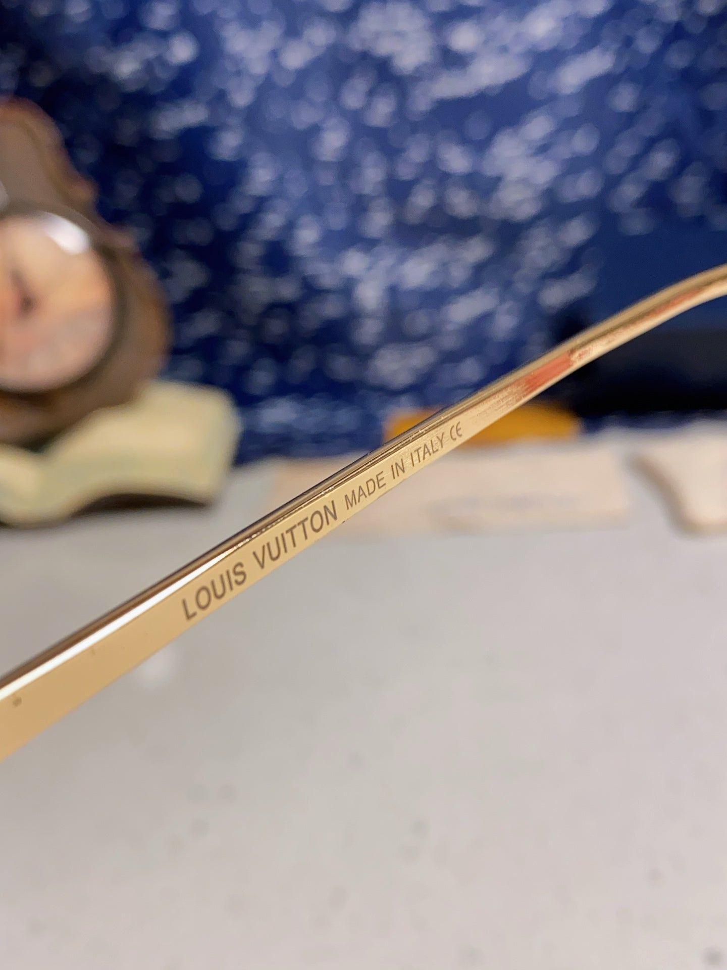 Louis Vuitton Lightweight Rimless Blue Lens Sunglasses for Women - 933762 - detail image 8