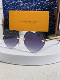 Louis Vuitton Lightweight Rimless Blue Lens Sunglasses for Women - 933762