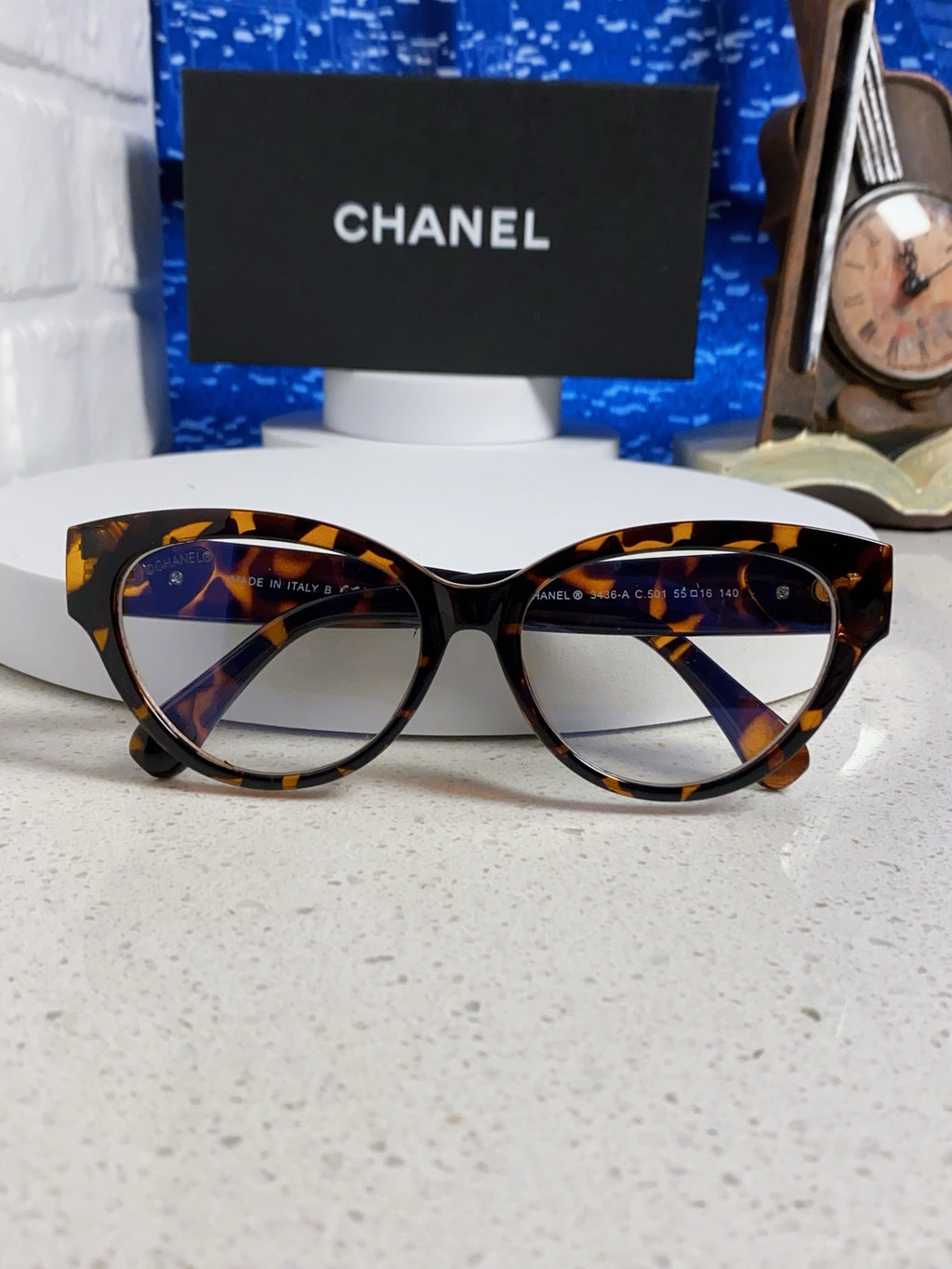 Chanel Cat-Eye Silver Lens Sunglasses for Men & Women - 371681 - detail image 10
