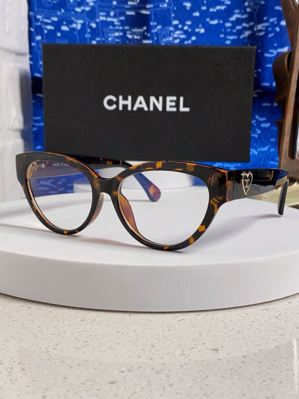 Chanel Cat-Eye Silver Lens Sunglasses for Men & Women - 371681
