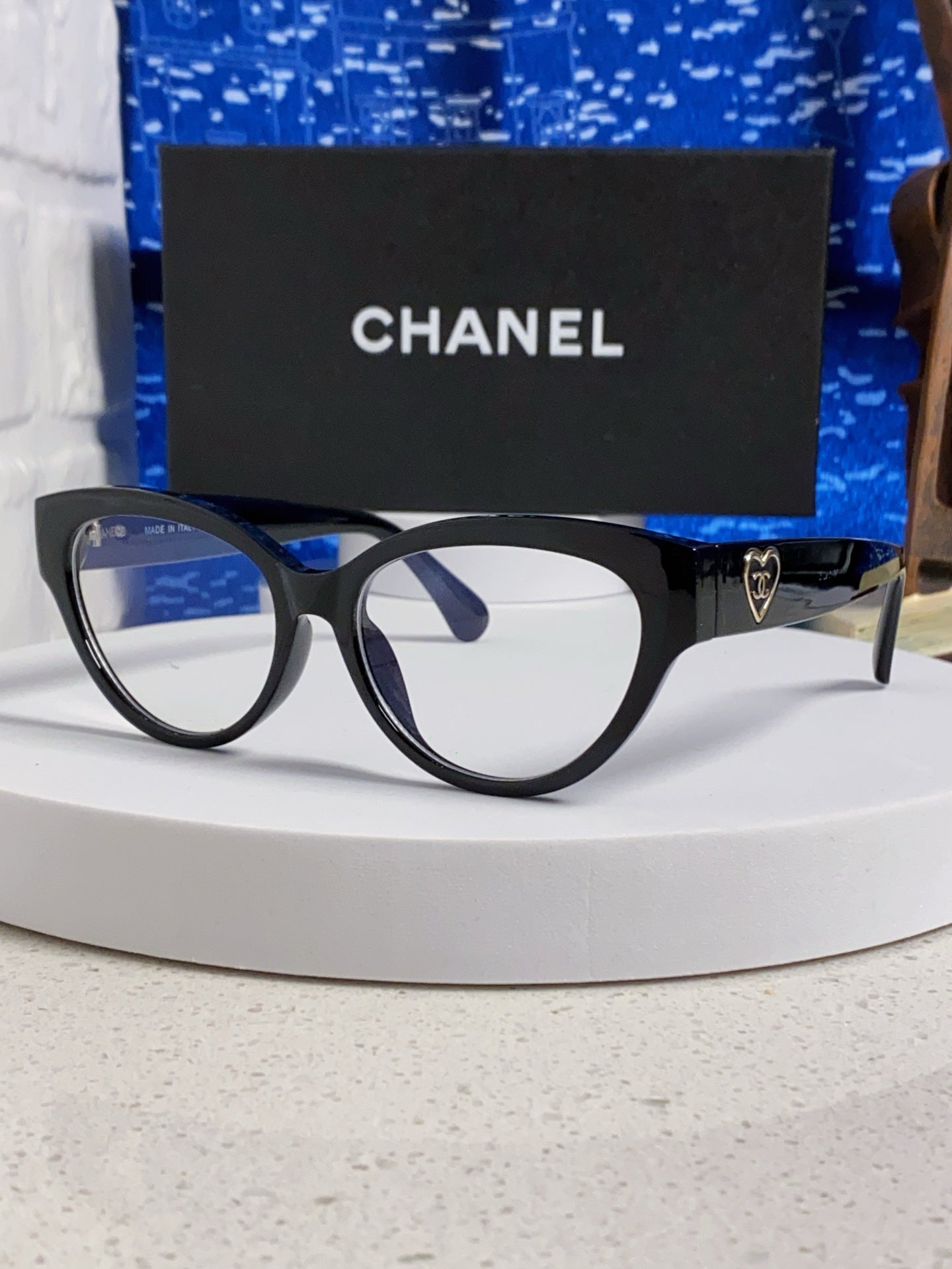 Chanel Cat-Eye Gold Lens Sunglasses for Men & Women - 371682