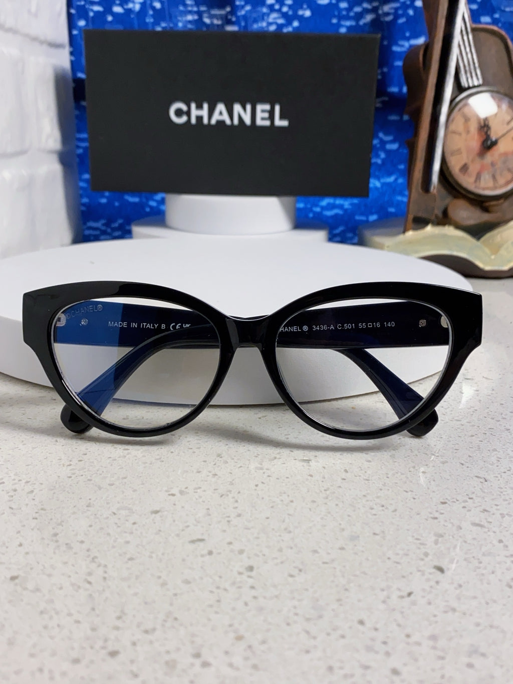 Chanel Cat-Eye Gold Lens Sunglasses for Men & Women - 371682 - detail image 10