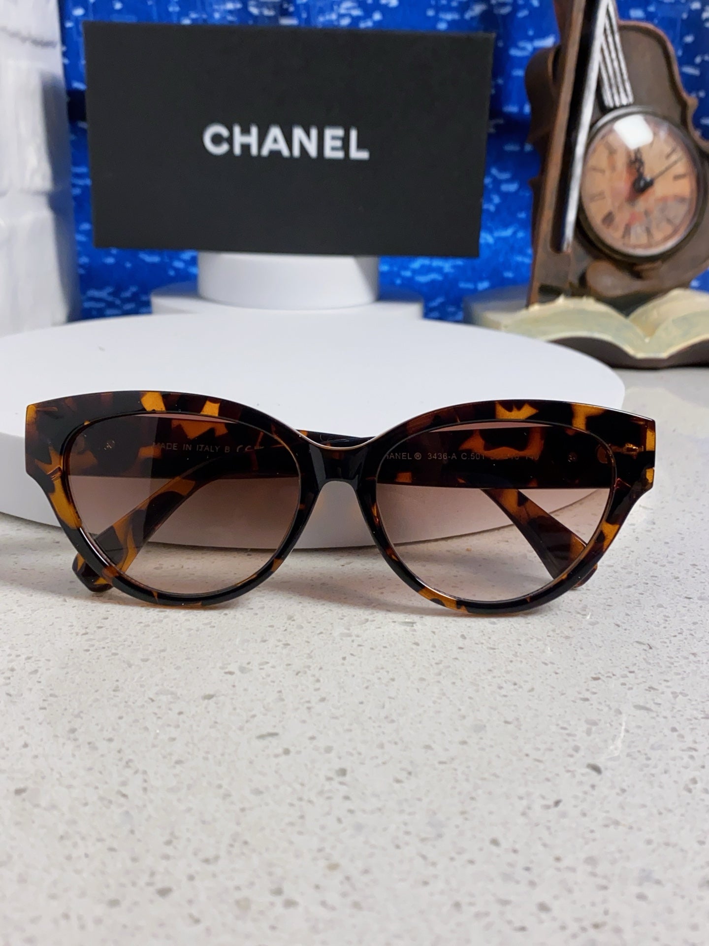 Chanel Cat-Eye Red Lens Sunglasses for Men & Women - 371683 - detail image 10