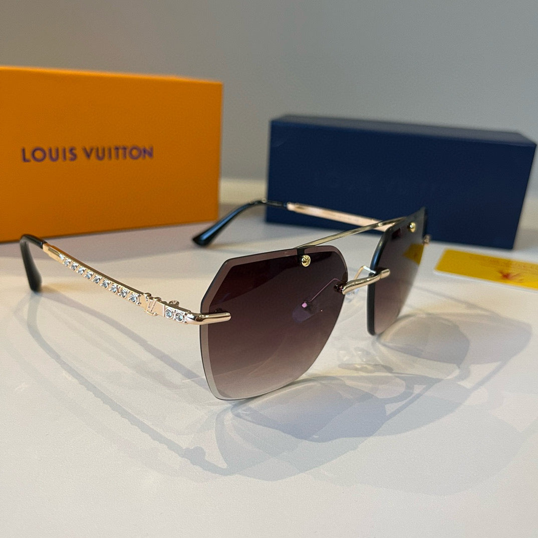 Louis Vuitton Fashion Red Lens Sunglasses for Men & Women - 933781