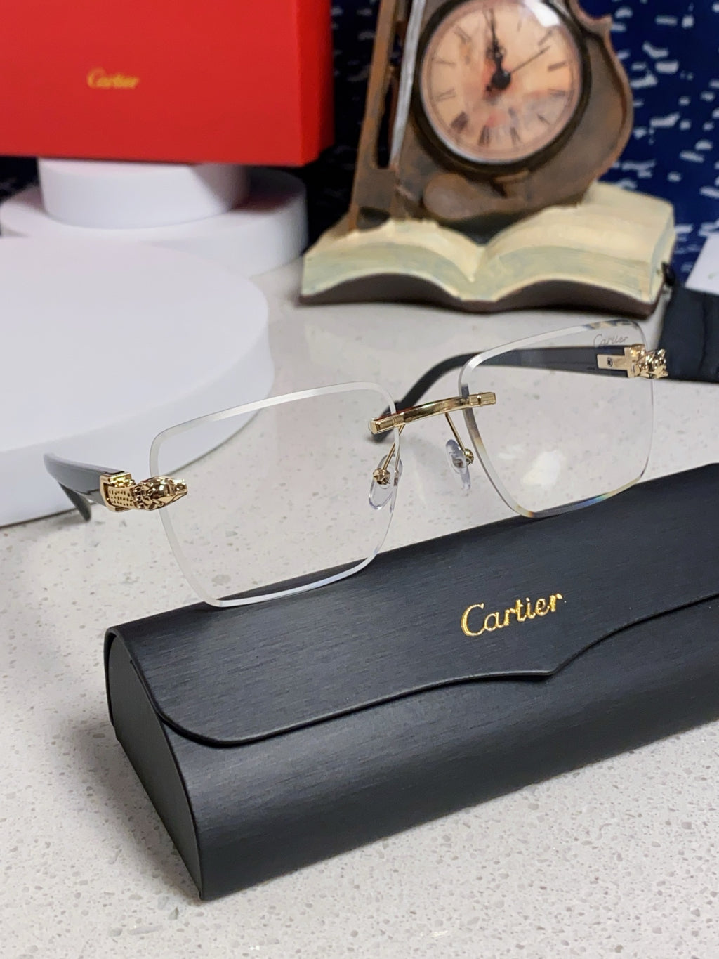 Cartier Fashion Silver Lens Sunglasses for Men & Women - 382800 - detail image 9
