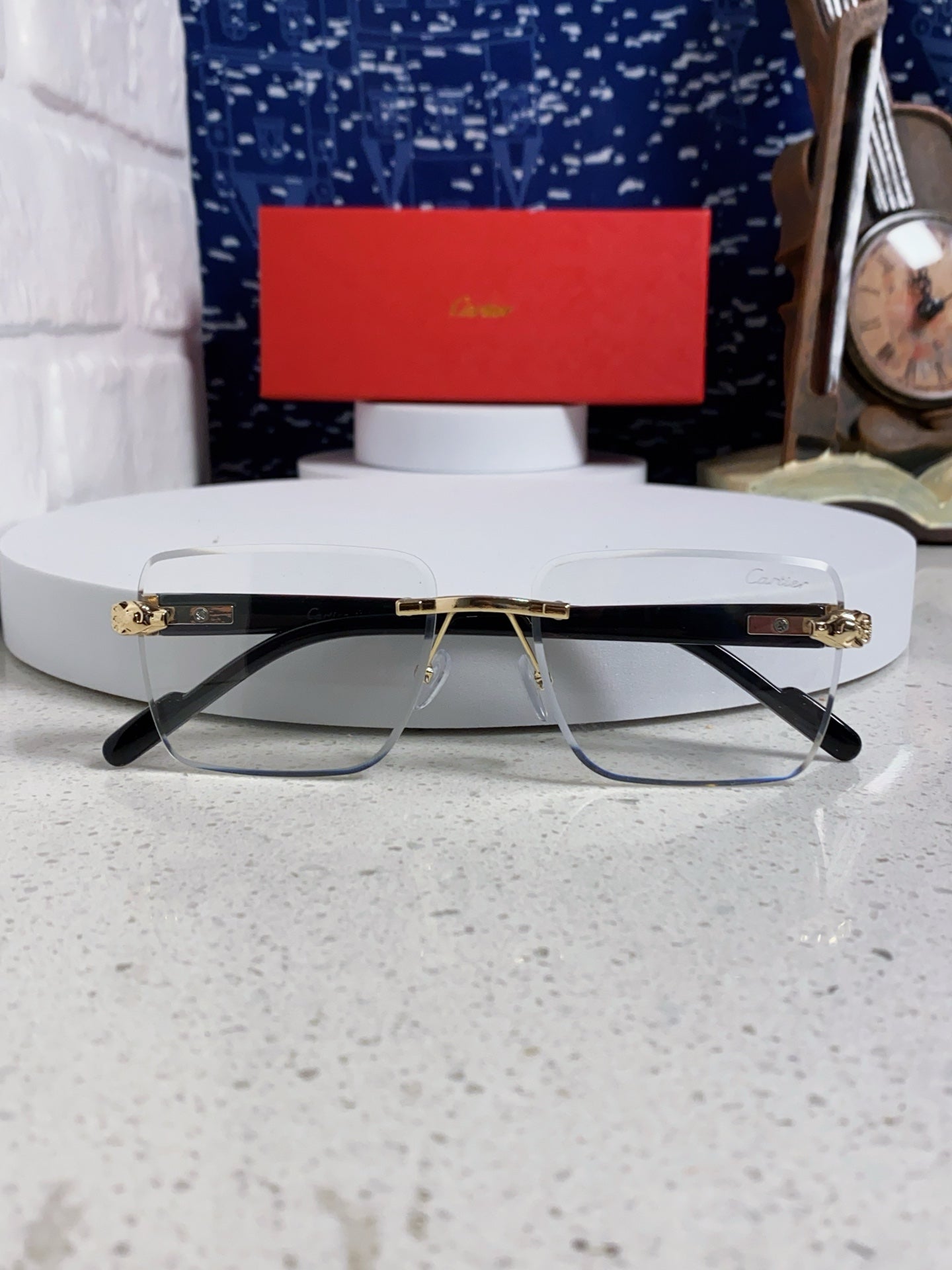 Cartier Fashion Silver Lens Sunglasses for Men & Women - 382800 - detail image 8