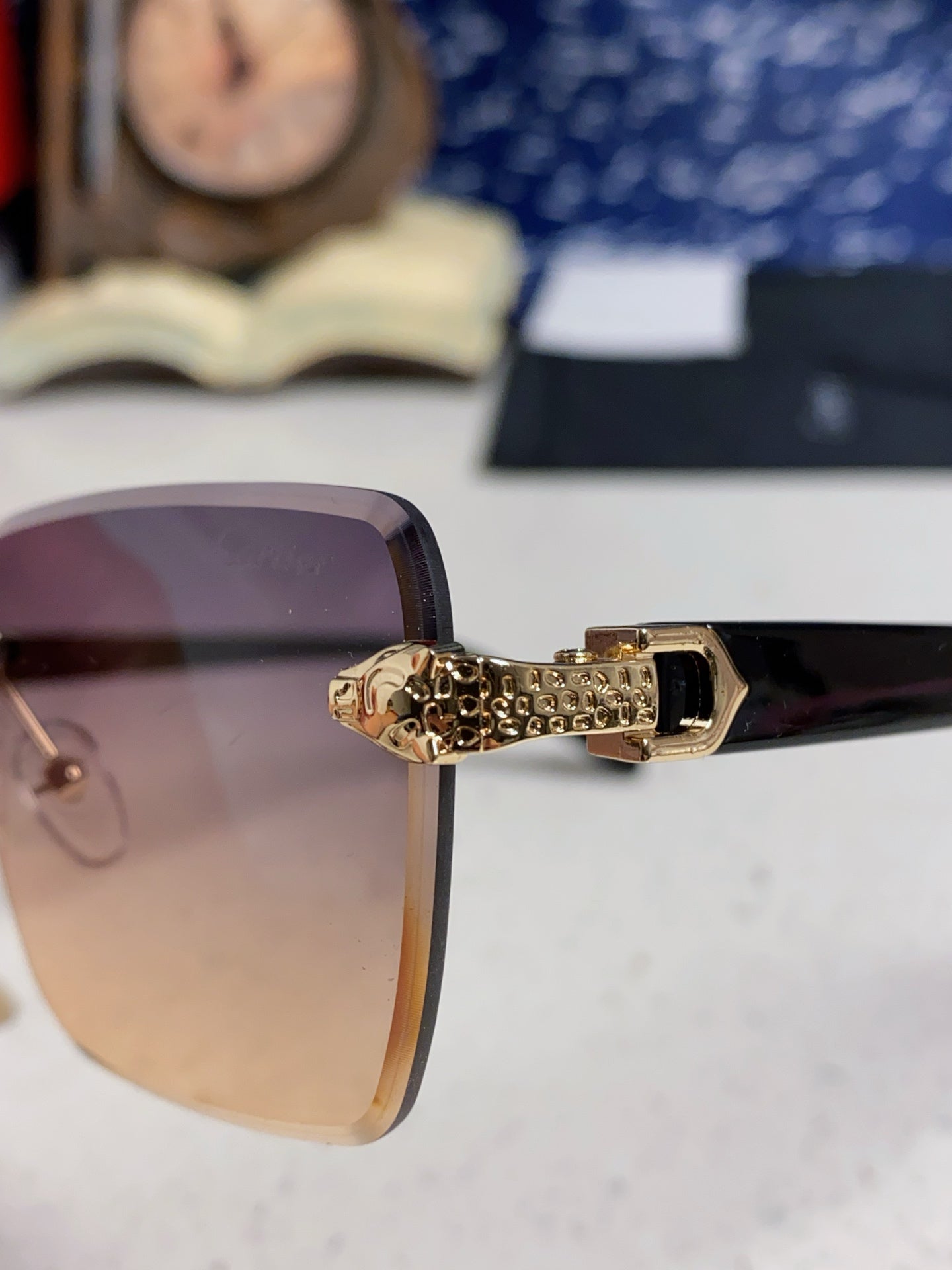 Cartier Fashion Silver Lens Sunglasses for Men & Women - 382801 - detail image 7
