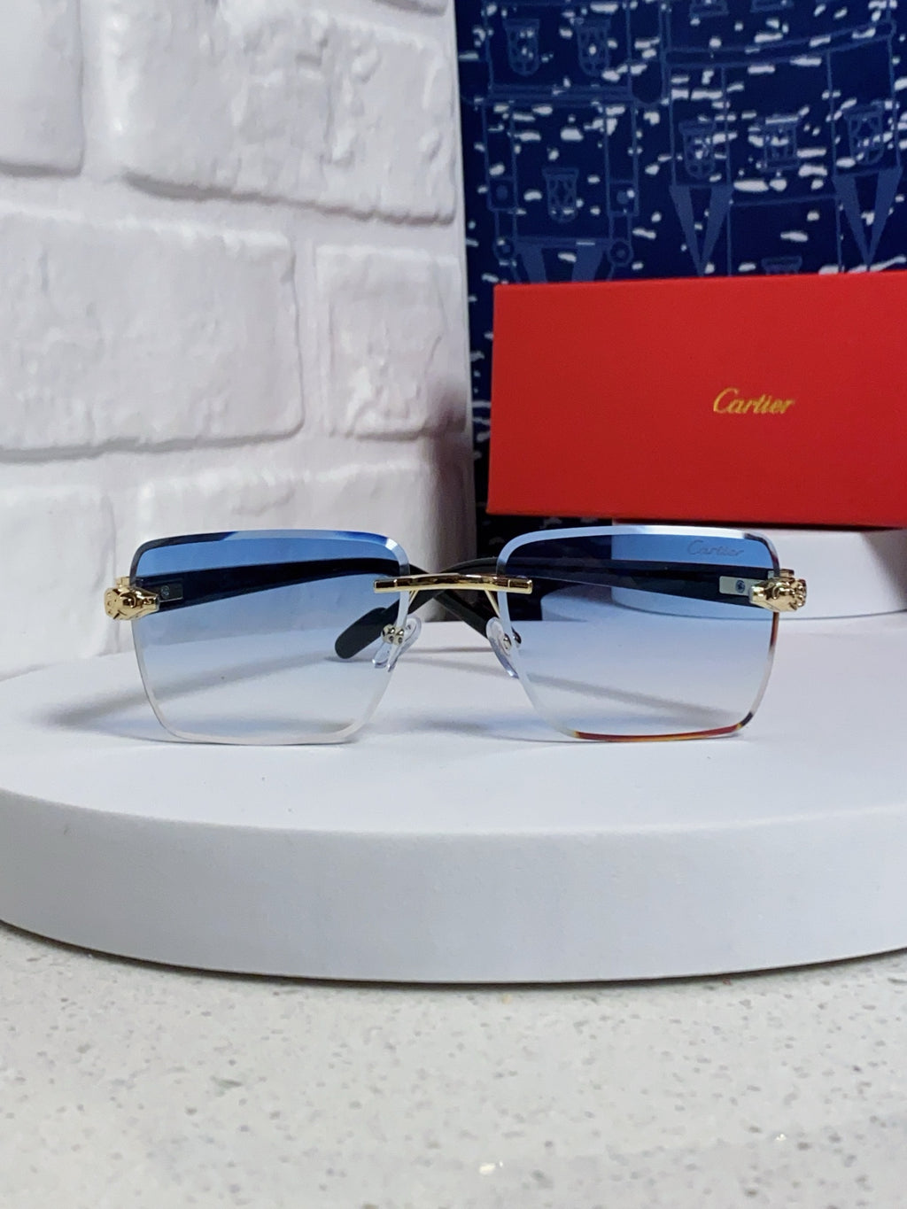 Cartier Fashion Silver Lens Sunglasses for Men & Women - 382802 - detail image 2