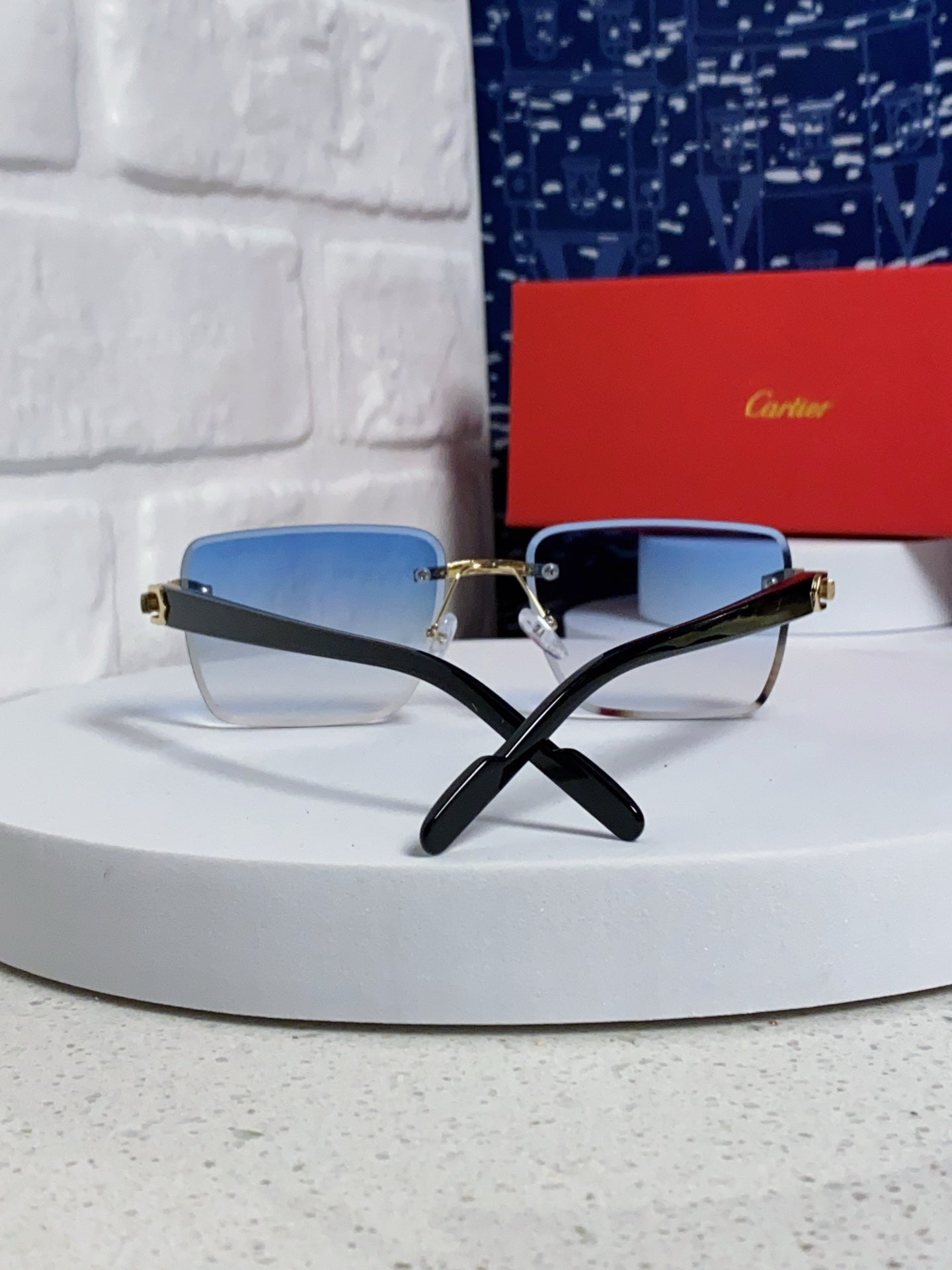 Cartier Fashion Silver Lens Sunglasses for Men & Women - 382802 - detail image 3