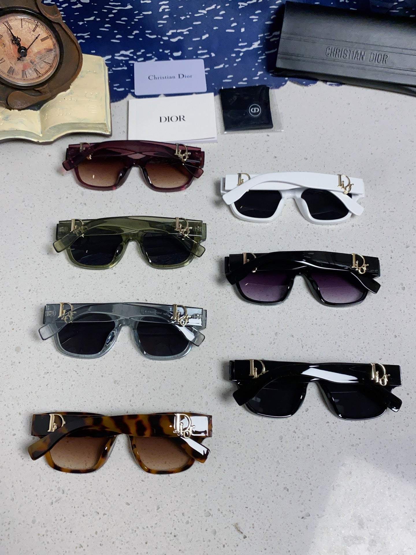 Dior Oversized Gray Lens Sunglasses for Women - 382388 - detail image 11